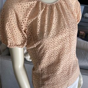 JCREW, Brand New Eyelet Top .